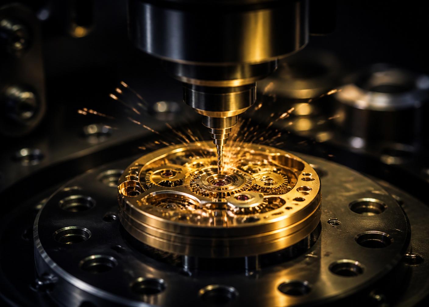 Usinage d'une platine au micron